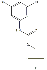 2,2,2-trifluoroethyl 3,5-dichlorophenylcarbamate Structural