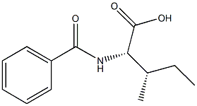 (2S,3S)-2-(benzoylamino)-3-methylpentanoic acid Structural