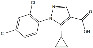 5-cyclopropyl-1-(2,4-dichlorophenyl)-1H-pyrazole-4-carboxylic acid