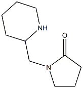 1-(piperidin-2-ylmethyl)pyrrolidin-2-one Structural