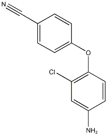 4-(4-amino-2-chlorophenoxy)benzonitrile Structural