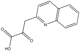 2-OXO-3-QUINOLIN-2-YLPROPANOIC ACID Structural