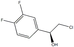 (1S)-2-CHLORO-1-(3,4-DIFLUOROPHENYL)ETHANOL Structural