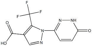 1-(6-OXO-1,6-DIHYDROPYRIDAZIN-3-YL)-5-(TRIFLUOROMETHYL)-1H-PYRAZOLE-4-CARBOXYLIC ACID