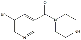 1-[(5-BROMOPYRIDIN-3-YL)CARBONYL]PIPERAZINE