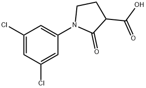 1-(3,5-dichlorophenyl)-2-oxopyrrolidine-3-carboxylic acid Structural