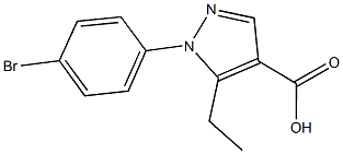 1-(4-bromophenyl)-5-ethyl-1H-pyrazole-4-carboxylic acid