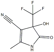 4-hydroxy-2-methyl-5-oxo-4-(trifluoromethyl)-4,5-dihydro-1H-pyrrole-3-carbonitrile