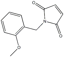 1-[(2-methoxyphenyl)methyl]-2,5-dihydro-1H-pyrrole-2,5-dione Structural