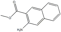 methyl 3-aminonaphthalene-2-carboxylate Structural