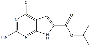 ISOPROPYL 2-AMINO-4-CHLORO-7H-PYRROLO[2,3-D]PYRIMIDINE-6-CARBOXYLATE