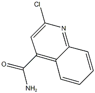 2-CHLOROQUINOLINE-4-CARBOXAMIDE Structural