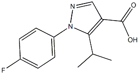 1-(4-FLUOROPHENYL)-5-ISOPROPYL-1H-PYRAZOLE-4-CARBOXYLIC ACID