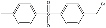 1-(bromomethyl)-4-[(4-methylphenyl)sulfonyl]benzene Structural