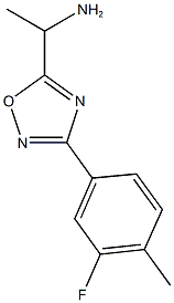 1-[3-(3-fluoro-4-methylphenyl)-1,2,4-oxadiazol-5-yl]ethan-1-amine