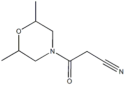 3-(2,6-dimethylmorpholin-4-yl)-3-oxopropanenitrile