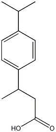 3-[4-(propan-2-yl)phenyl]butanoic acid Structural