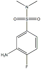 3-amino-4-fluoro-N,N-dimethylbenzene-1-sulfonamide