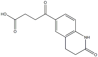 4-oxo-4-(2-oxo-1,2,3,4-tetrahydroquinolin-6-yl)butanoic acid Structural