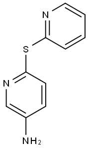 6-(pyridin-2-ylsulfanyl)pyridin-3-amine Structural