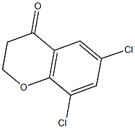 6,8-DICHLORO-2,3-DIHYDRO-4H-CHROMEN-4-ONE Structural