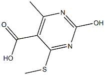 2-HYDROXY-4-METHYL-6-(METHYLTHIO)PYRIMIDINE-5-CARBOXYLIC ACID