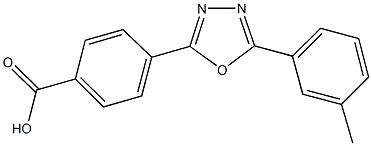 4-[5-(3-METHYLPHENYL)-1,3,4-OXADIAZOL-2-YL]BENZOIC ACID