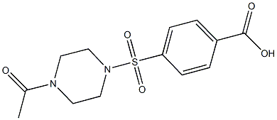 4-[(4-ACETYLPIPERAZIN-1-YL)SULFONYL]BENZOIC ACID