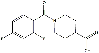 1-(2,4-DIFLUOROBENZOYL)PIPERIDINE-4-CARBOXYLIC ACID