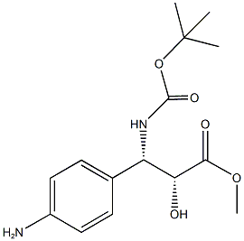 methyl (2R,3S)-3-(4-aminophenyl)-3-[(tert-butoxycarbonyl)amino]-2-hydroxypropanoate