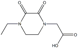 (4-ethyl-2,3-dioxopiperazin-1-yl)acetic acid Structural