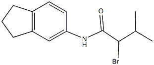 2-bromo-N-2,3-dihydro-1H-inden-5-yl-3-methylbutanamide