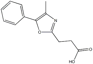 3-(4-methyl-5-phenyl-1,3-oxazol-2-yl)propanoic acid