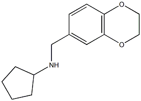 N-(2,3-dihydro-1,4-benzodioxin-6-ylmethyl)cyclopentanamine Structural