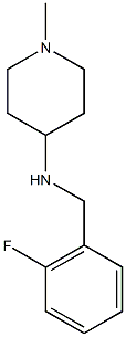 N-[(2-fluorophenyl)methyl]-1-methylpiperidin-4-amine