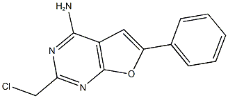 2-(CHLOROMETHYL)-6-PHENYLFURO[2,3-D]PYRIMIDIN-4-AMINE