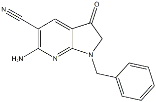 6-AMINO-1-BENZYL-3-OXO-2,3-DIHYDRO-1H-PYRROLO[2,3-B]PYRIDINE-5-CARBONITRILE