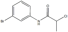 N-(3-BROMOPHENYL)-2-CHLOROPROPANAMIDE Structural