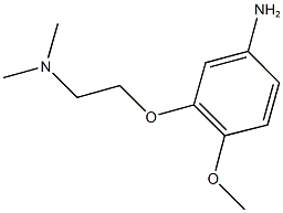 N-[2-(5-amino-2-methoxyphenoxy)ethyl]-N,N-dimethylamine Structural