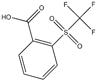 2-[(trifluoromethyl)sulfonyl]benzoic acid Structural