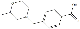 4-[(2-methylmorpholin-4-yl)methyl]benzoic acid