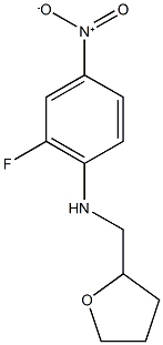 2-fluoro-4-nitro-N-(oxolan-2-ylmethyl)aniline