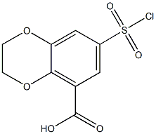 7-(chlorosulfonyl)-2,3-dihydro-1,4-benzodioxine-5-carboxylic acid