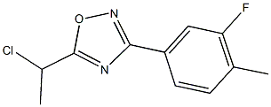 5-(1-CHLOROETHYL)-3-(3-FLUORO-4-METHYLPHENYL)-1,2,4-OXADIAZOLE