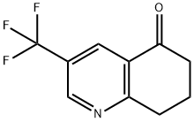 3-(TRIFLUOROMETHYL)-7,8-DIHYDROQUINOLIN-5(6H)-ONE Structural