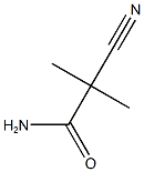 2-Cyano-2,2-diMethyl-acetaMide Structural