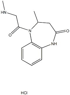 4-METHYL-5-[(METHYLAMINO)ACETYL]-1,3,4,5-TETRAHYDRO-2H-1,5-BENZODIAZEPIN-2-ONE HYDROCHLORIDE