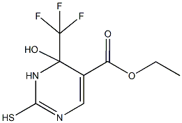 ethyl 6-hydroxy-2-mercapto-6-(trifluoromethyl)-1,6-dihydropyrimidine-5-carboxylate