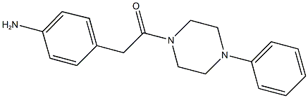 4-[2-oxo-2-(4-phenylpiperazin-1-yl)ethyl]aniline