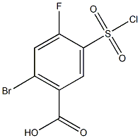 2-bromo-5-(chlorosulfonyl)-4-fluorobenzoic acid